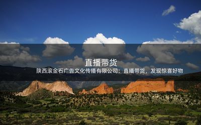 陜西滾金石廣告文化傳播:直播帶貨,發(fā)現(xiàn)驚喜好物
